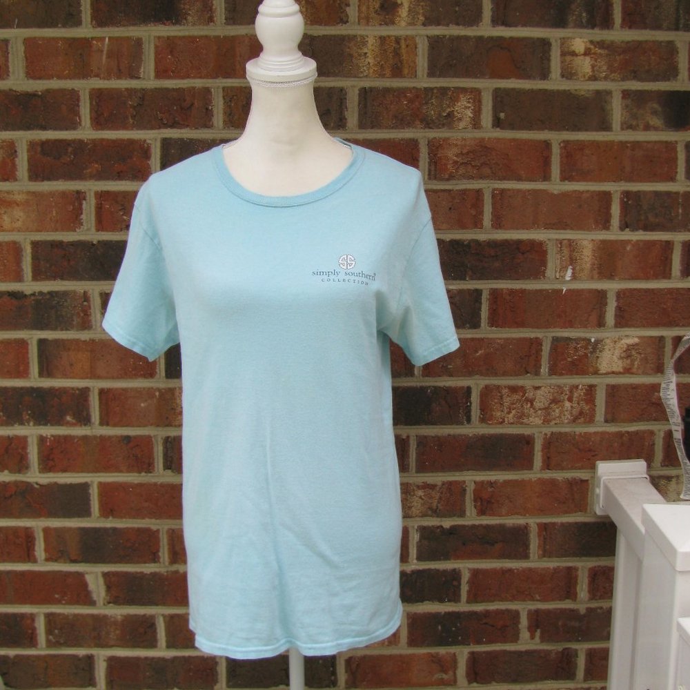 Simply Southern Collection short sleeve tshirt top Small cotton casual b…